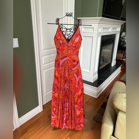 Beautiful multicolored, bohemian sundress size US small with adjustable straps. - Picture 1 of 11